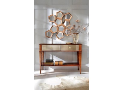 Стол консоль для спальни из дерева в классическом стиле, роскошный коричневый новый.