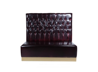 Sofa Chesterfield Bank Möbel Restaurant Bar Sitz Sofas Leder Luxus Couch Polster