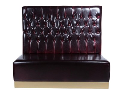 Sofa Chesterfield Bank Möbel Restaurant Bar Sitz Sofas Leder Luxus Couch Polster