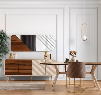 Камин Сайдборд Подделка огня Шкаф Полка Сайдборд Лоуборд телевизора ТВ Дерево Новый