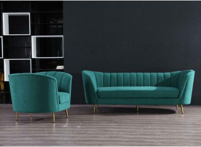 Sitz Design Couch Lounge Sofa 2 Sitzer Wohnlandschaft Relax Samt Massivholz Сиденье Дизайн Диван Лаундж Диван 2 Места Гостиная Релакс Бархат Массивное дерево