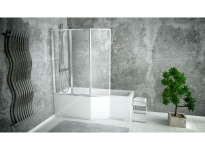 Rechteck Badewanne Bad Modern Badezimmer Wanne Acryl Duschwand