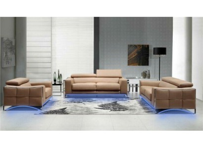 Sofa Set Leder 3+2 (без кресла) Диван Комплект Задник Подушка Набор 1504