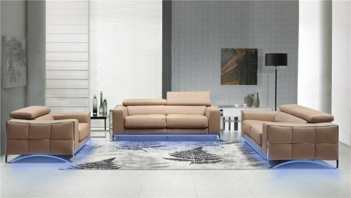 Sofa Couch Polster XXL Big 3 Sitzer (ohne 2+1) Sofas Leder Sitz Design