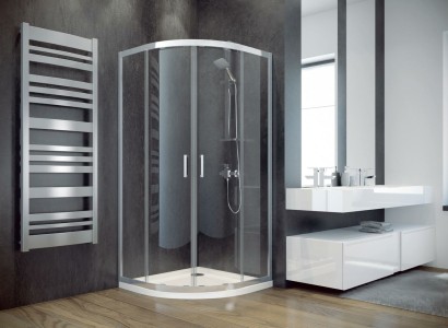 Высококачественный душевой уголок четверти круга Eckdusche стеклянный душевой экран