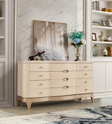 Дизайнерский комод Modern Sideboard Highboard из массива дерева для гостиной.