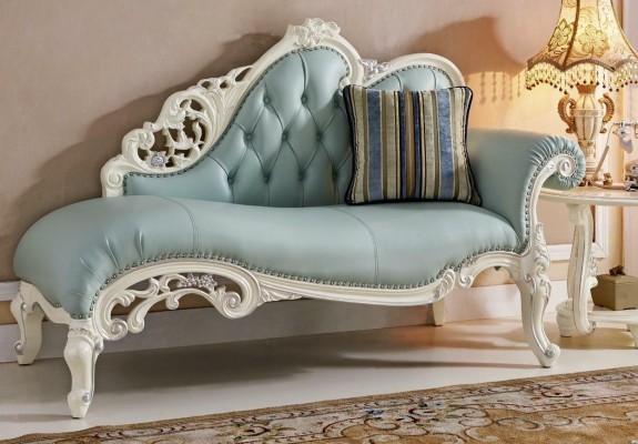 Chaise Lounge Шезлонг Шезлонг Честерфилд для отдыха кожаный диван Chaise Lounge деревянный массив.