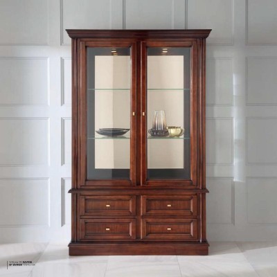 Витрины Шкафы Мебель Классический стиль Витрины Гостиная Cтолик стекло дерево