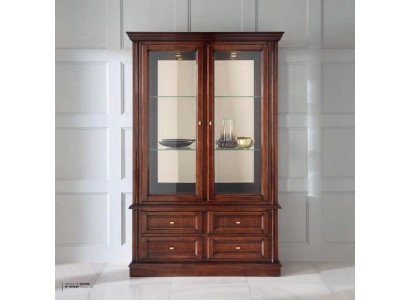 Витрины Шкафы Мебель Классический стиль Витрины Гостиная Cтолик стекло дерево