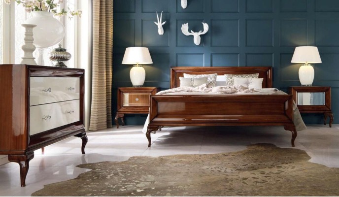 Полированный набор спальной мебели: роскошь и функциональность в одном