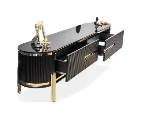 Буфет Люкс Шкаф Полка Дерево Комод Шкафы Гостиная Современный Дизайнер