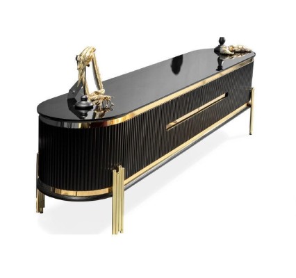 Буфет Люкс Шкаф Полка Дерево Комод Шкафы Гостиная Современный Дизайнер