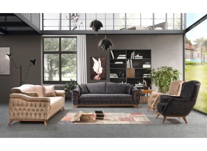 Sofagarnitur 3 31 1 Sitzer Stoff Design Couch Polster Sofas Garnitur