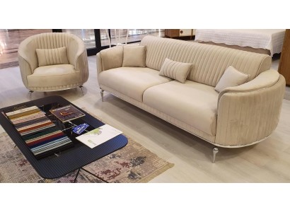 Sofagarnitur 3 1 Sitzer Set Design Sofa Polster Couchen Couch Modern