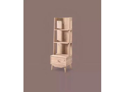 Regal Schrank Bücherregal Schränke Mehrzweck Möbel Braun 54x45x161