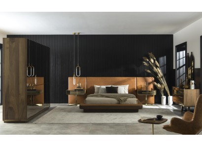 Роскошная спальня в отеле качества кровать, комод, гардероб 6-элементный набор.