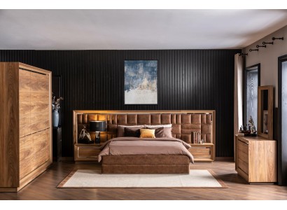 Гостиничная спальня мебель Комплект оборудования Комод Шкаф Кровать 6 предметов