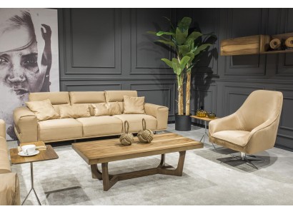 Sofagarnitur 3+1 Sitzer Couch Polster Couchtisch Sofa Tisch 3tlg. Möbel Set