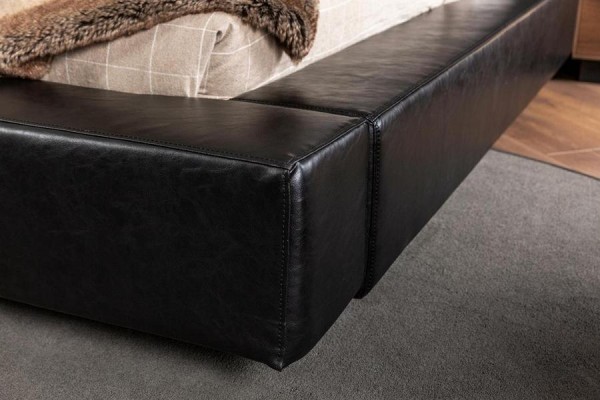 Комплект спальни Кровать Коричневый Шкаф 2x Прикроватный столик Полный 4 предмета