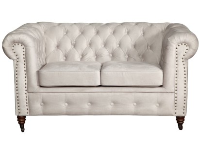 Sofa 2 Sitzer Stoff Couch Textil Zweisitzer Design Moderne Sitz Polster Sofas