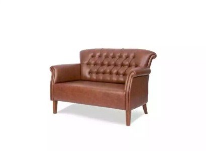 Диван Chesterfield Design Sofa Couch для 2-х человек, обитый мягкими диванами, новая 2-х предметная комплектация.