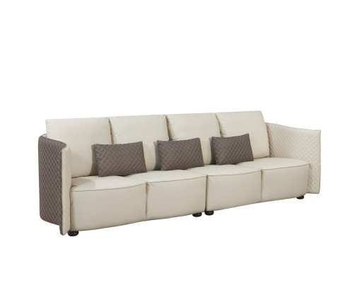 Sofa Couch Polster Sofas 4 Sitzer Textil big xxl Wohnzimmer Couchen Leder