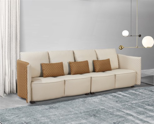 Sofa Couch 310cm Polster Sofas 5 Sitzer Textil Wohnzimmer big xxl Couchen