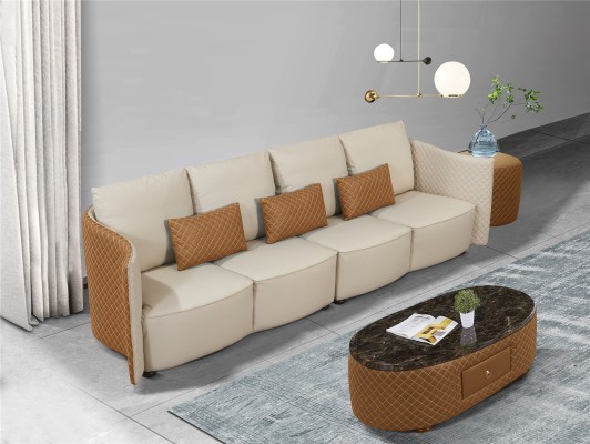 Sofa Couch 310cm Polster Sofas 5 Sitzer Textil Wohnzimmer big xxl Couchen