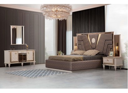 Элегантный отдых Роскошная мебель для спальни в современном стиле.