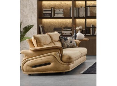 Sofa 3 Sitzer Luxus Möbel Wohnzimmer Klassischer Dreisitzer Design Italienisch