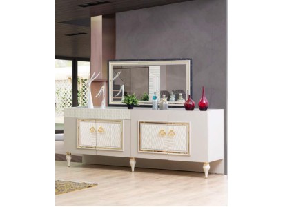 Комод с зеркалом Консоль Мебель Комоды Шкаф Дизайн Роскошь Буфет Новый