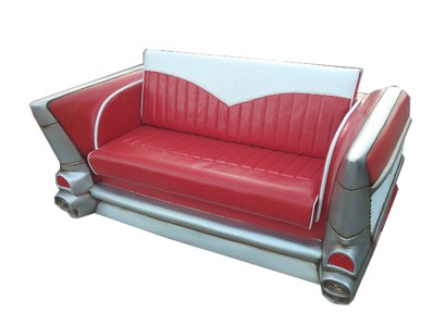 Sofa Couch Diner Cadillac USA Deko Autosofa Polster Sofas Couchen Car Amerika