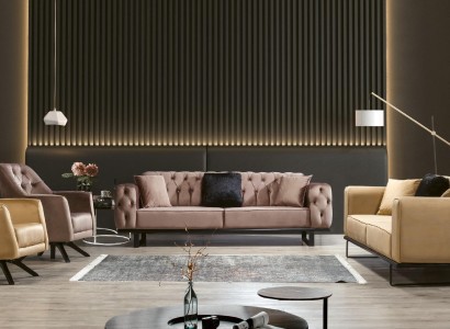 Софа Chesterfield чехлы 3+3+1+1 места диван кресла мебельный гарнитур