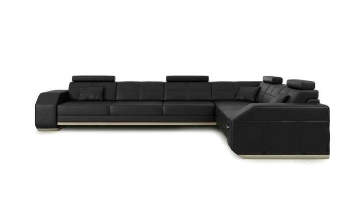 Диван угловой кожаный, текстильный, мягкая обивка, дизайнерский диван, гостиная.