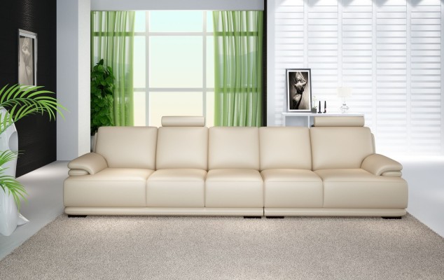 Sofa Sofagarnitur Couch Ecke Polster xxl big long sofa 6 Sitzplätze couchen