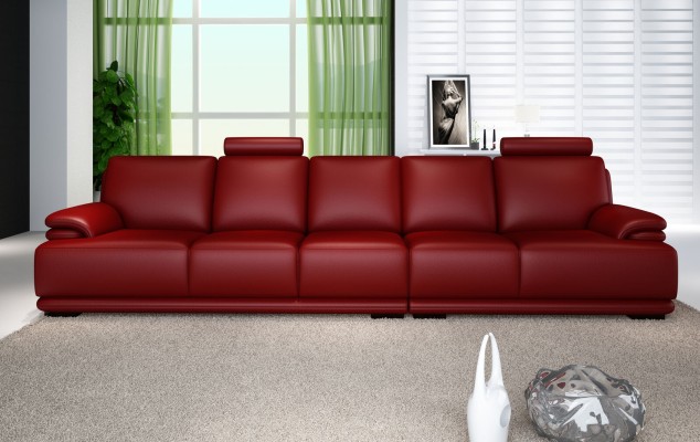 Sofa Sofagarnitur Couch Ecke Polster xxl big long sofa 6 Sitzplätze couchen