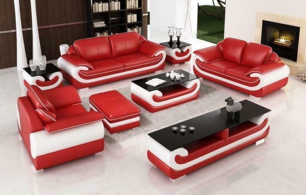 Комплект мягкой мебели Relax 3+2+1: диваны, кресла, дизайн, кожа.