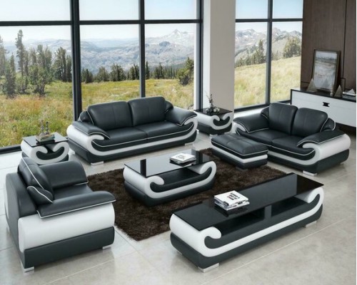 Комплект мягкой мебели Relax 3+2+1: диваны, кресла, дизайн, кожа.