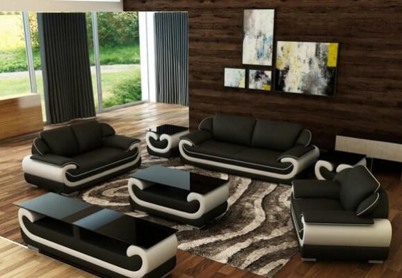 Комплект мягкой мебели Relax 3+2+1: диваны, кресла, дизайн, кожа.