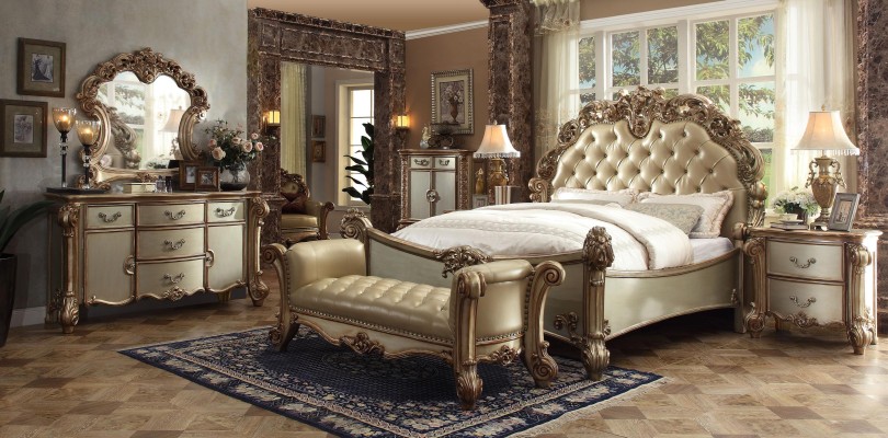 Schlafzimmer Set Комплект Мебель Тумбы Комод Кровать 7 шт. Дерево