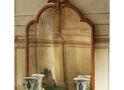 Деревянное зеркало на стену. Подлинная ручная работа. Итальянский ремесленный рамка для зеркала на стену.