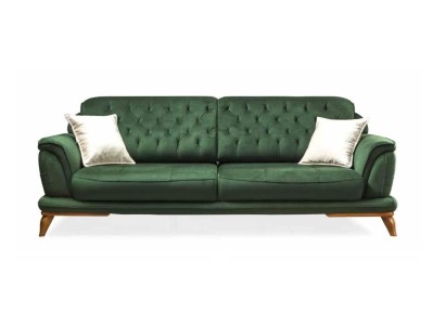 Sofa 3 Sitzer Klassische Couchen Luxus Möbel Sofas Stoff Couch