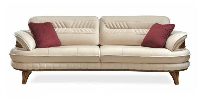 Sofa 3 Sitzer Couchen Sofas Art déco Dreisitzer Neu Textil Luxus Couch Polster