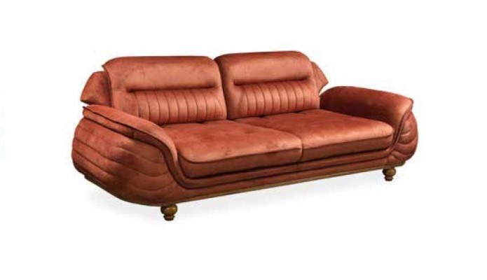 Sofa 3 Sitzer Möbel Stoff Dreisitzer Sofas Wohnzimmer Klassisches Stil