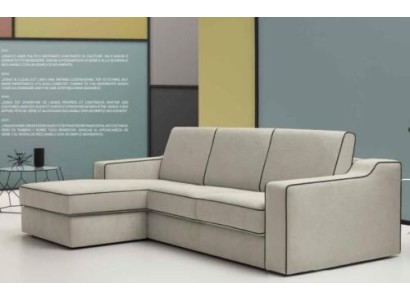 Design Textil Moderne Couch Luxus Ecksofa L-Form Möbel Polster Beige alfitalia