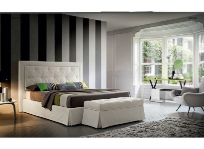 Chesterfield кровати 180x200см Спальня Текстиль Ткань Дизайн Кровать Роскошь Отель