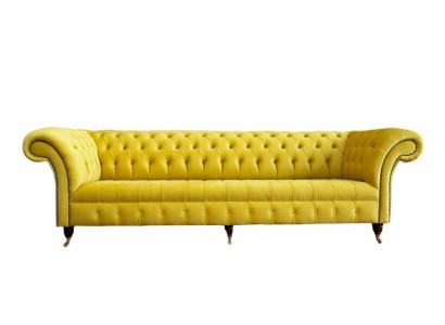 Sofa Viersitzer Chesterfield Design Sofas Möbel Wohnzimmer Couch Polster