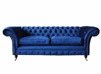Chesterfield обивка дивана дизайн роскошь диван 3-х местный текстиль кауч .