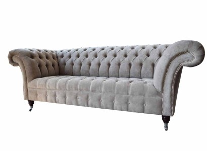 Серая диванная кушетка Chesterfield трехместная диванная подушка диваны диван мебель новая