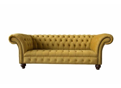 Sofa 3 Sitzer Sofas Sitz Couch Polster Chesterfield Couchen Dreisitzer Textil